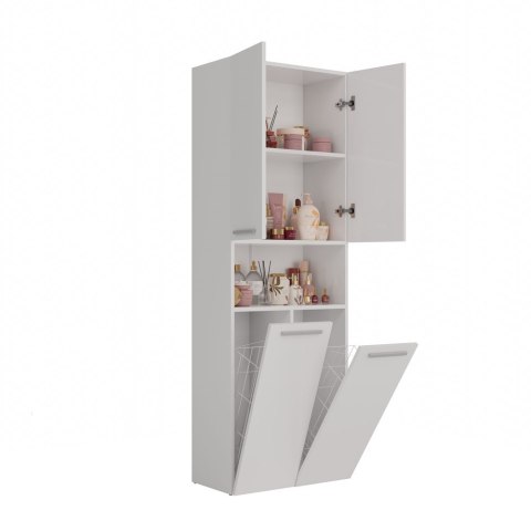 SZAFKA ŁAZIENKOWA NEL DK 2K 60CM - BIEL MAT