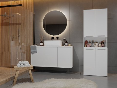 SZAFKA ŁAZIENKOWA NEL DK 2K 60CM - BIEL MAT