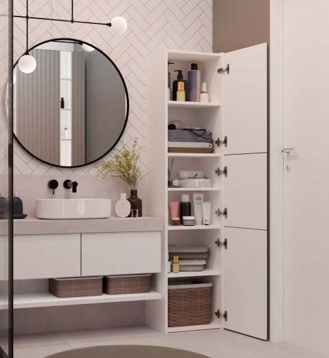 SZAFKA ŁAZIENKOWA S43 - BIEL