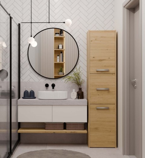 SZAFKA ŁAZIENKOWA S43 - DĄB ARTISAN