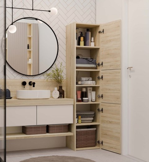 SZAFKA ŁAZIENKOWA S43 - DĄB SONOMA