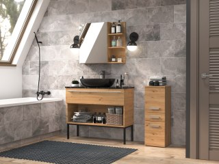 SZAFKA ŁAZIENKOWA SŁUPEK REGAŁ PÓŁKI SZUFLADA // NEL V DDS ARTISAN