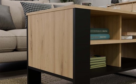 Stolik Modern 4P DĄB ARTISAN CZARNY