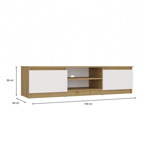 Stolik RTV Malwa 140 ARTISAN BIEL