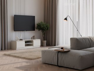 Szafka RTV 140cm MALWA - kaszmir