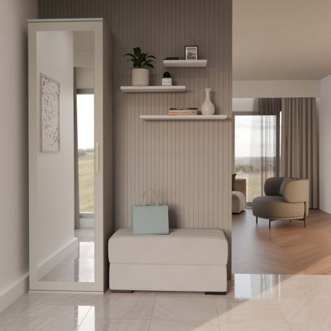 Szafa Z Lustrem Garderoba Kaszmir Do Przedpokoju Sypialni Biura Wąska