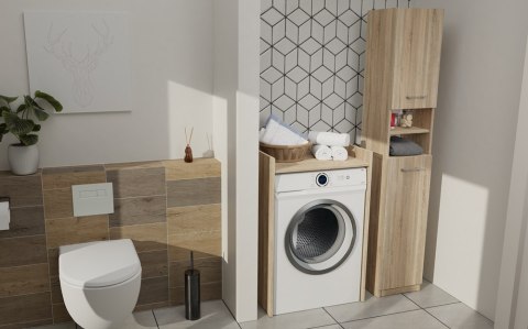 SZAFKA ŁAZIENKOWA NA PRALKE POLA NP - DĄB SONOMA