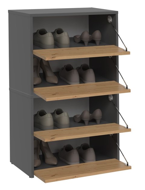 SZAFKA NA BUTY MODO X2 ANTRACYT/ARTISAN