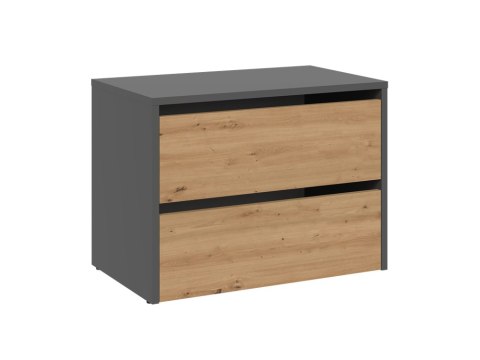 SZAFKA NA BUTY MODO ANTRACYT / DĄB ARTISAN