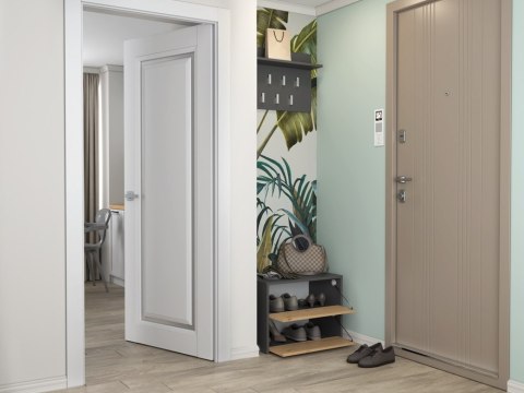 SZAFKA NA BUTY MODO ANTRACYT / DĄB ARTISAN