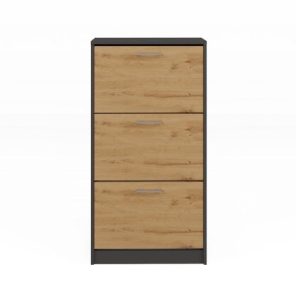 SZAFKA NA BUTY PAULA ANTRACYT/ARTISAN