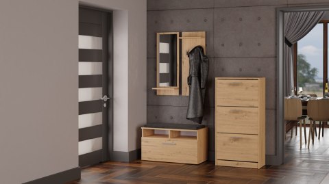 SZAFKA NA OBUWIE PAULA - DĄB ARTISAN