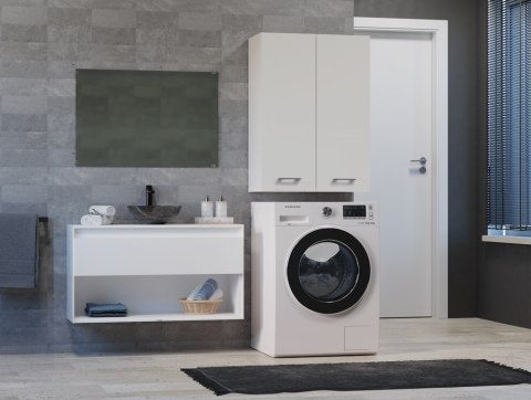 SZAFKA NAD PRALKE POLA MINI DD BIEL MAT