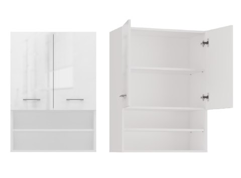 SZAFKA NAD PRALKE POLA MINI DK BIEL POŁYSK