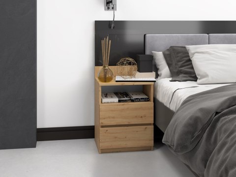 SZAFKA NOCNA M1 - DĄB ARTISAN