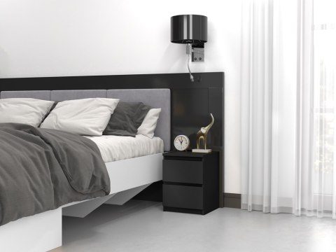 SZAFKA NOCNA MALWA M2 - CZERŃ