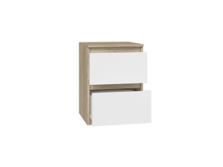 SZAFKA NOCNA MALWA M2 - DĄB SONOMA/BIEL