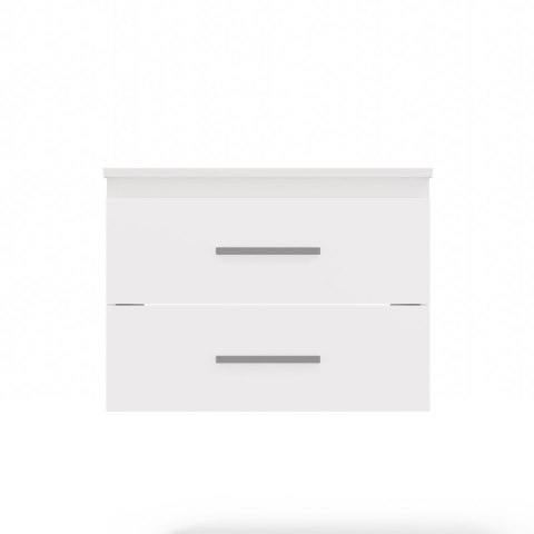 SZAFKA POD UMYWALKĘ NEL 60 ŁAZIENKOWA 2 SZUFLADY BIAŁA