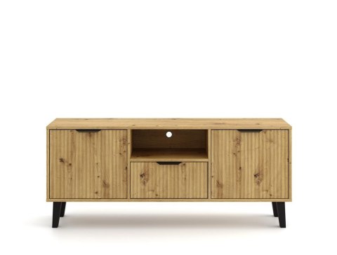 SZAFKA RTV Scandi 2D1S SLIM DĄB ARTISAN