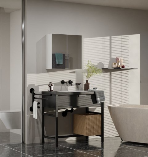 Słupek łazienkowy Pola 2DL BIAŁY