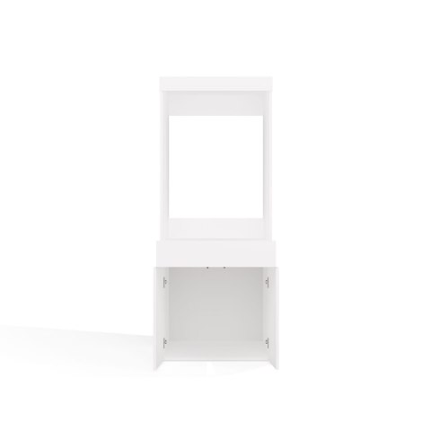 Szafka Łazienkowa Na Pralkę Lub Suszarkę POLA TWIN 1S BIAŁA Regał Szuflada