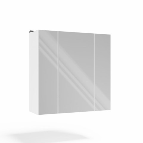 Szafka łazienkowa wisząca z lustrem POLA nad umywalkę - biały matowy