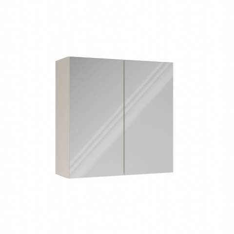 Szafka łazienkowa wisząca z lustrem POLA nad umywalkę - kaszmir