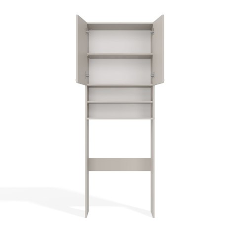 Szafka łazienkowa nad pralkę POLA z półkami - kaszmir