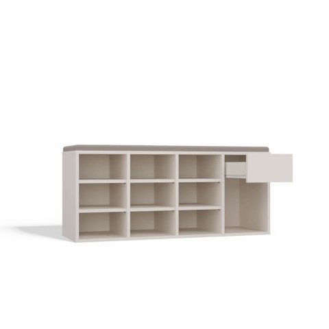 Szafka na buty otwarta do przedpokoju TALLIN - kaszmir