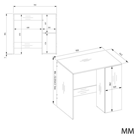 Szafka Na Pralkę Łazienkowa Z Szafką Z Drzwiami POLA NP 1D BIEL 2 Półki