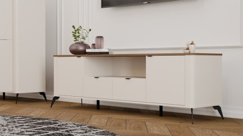 Szafka RTV CORDOBA 2 Szuflady - mix kaszmir / dąb castello