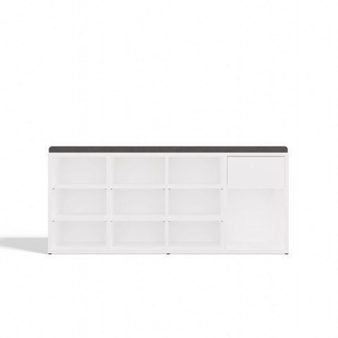 Szafka na obuwie otwarta TALLIN BIAŁY