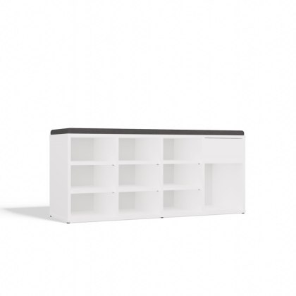 Szafka na obuwie otwarta TALLIN BIAŁY