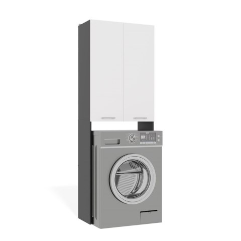 Szafka na pralkę Pola DD ANTRACYT / BIAŁY