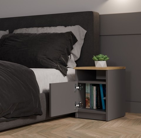 Szafka nocna GALAX 30/1D ANTRACYT ARTISAN