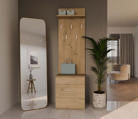 WIESZAK SZAFKA NA BUTY DUO DĄB ARTISAN