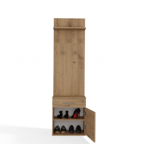 WIESZAK SZAFKA NA BUTY DUO DĄB ARTISAN