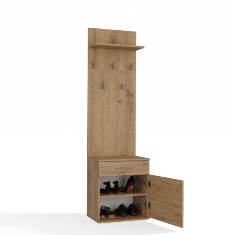 WIESZAK SZAFKA NA BUTY DUO DĄB ARTISAN