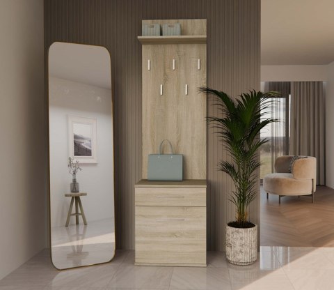 WIESZAK SZAFKA NA BUTY DUO DĄB SONOMA