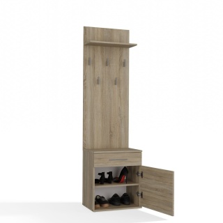 WIESZAK SZAFKA NA BUTY DUO DĄB SONOMA