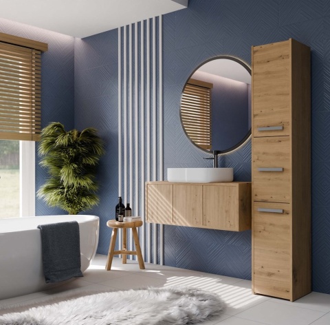 SZAFKA ŁAZIENKOWA S33 - DĄB ARTISAN