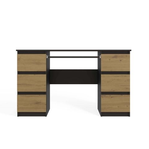 BIURKO KUBA - ANTRACYT / DĄB ARTISAN