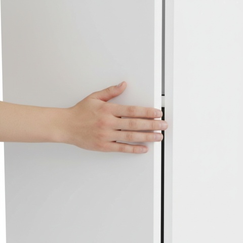 Szafa garderoba 50 cm biała półki lub drążek