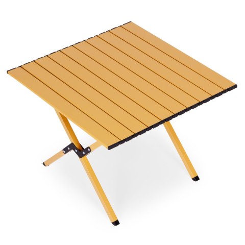 Stolik turystyczny składany 60x60 cm – kempingowy z torbą STAL WĘGLOWA
