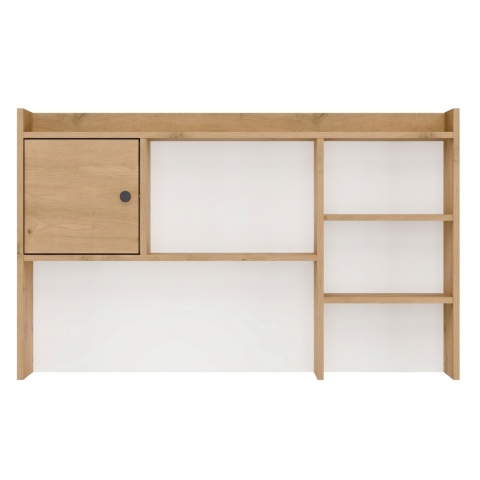 Nadstawka do biurka 120 cm 5 półek - dąb artisan
