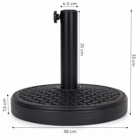 Podstawa parasola stojak pod parasol ogrodowy tarasowy obciążenie 12kg