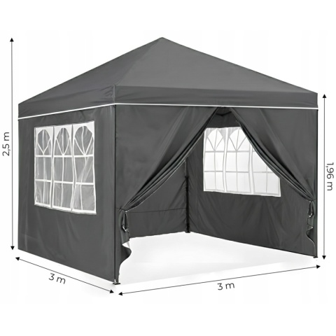 Specyfikacja pawilonu ogrodowego 3x3 m