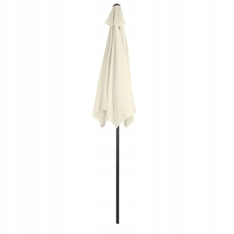 Stabilny parasol ogrodowy w kolorze beżowym