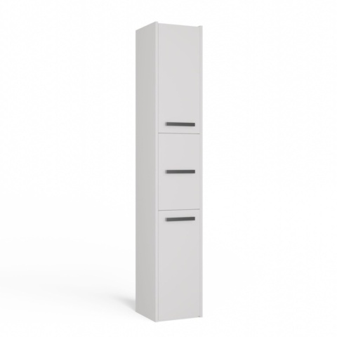 Szafka łazienkowa 30cm SARA S33 słupek - biały matowy